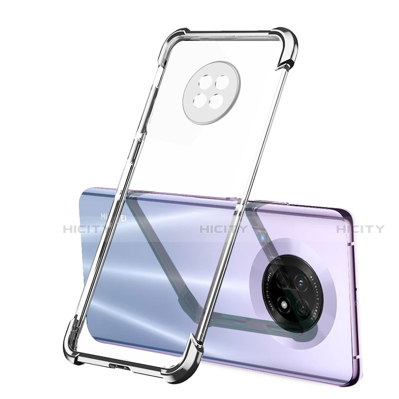 Funda Silicona Ultrafina Carcasa Transparente H01 para Huawei Enjoy 20 Plus 5G Plata