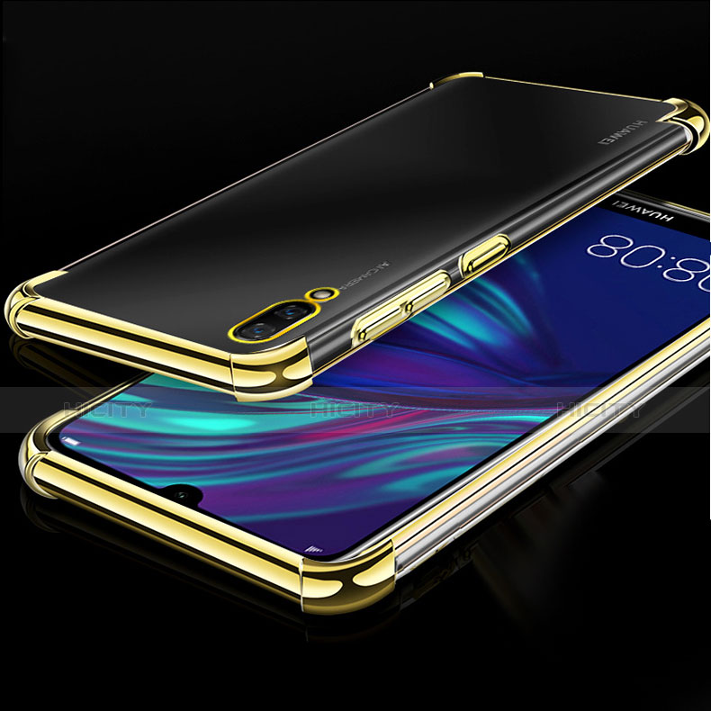 Funda Silicona Ultrafina Carcasa Transparente H01 para Huawei Enjoy 9 Oro