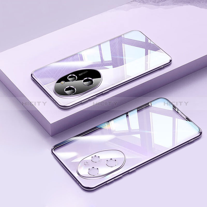 Funda Silicona Ultrafina Carcasa Transparente H01 para Huawei Honor 100 Pro 5G Morado