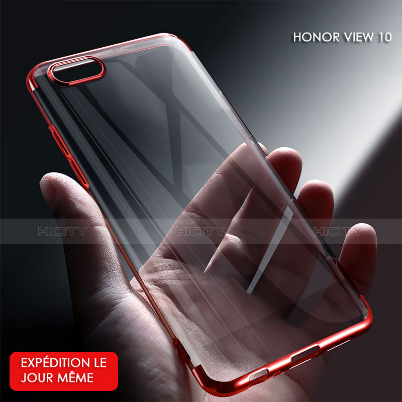 Funda Silicona Ultrafina Carcasa Transparente H01 para Huawei Honor V10