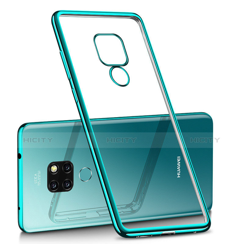 Funda Silicona Ultrafina Carcasa Transparente H01 para Huawei Mate 20 Verde