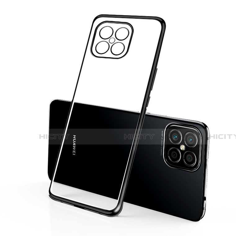 Funda Silicona Ultrafina Carcasa Transparente H01 para Huawei Nova 8 SE 5G Negro