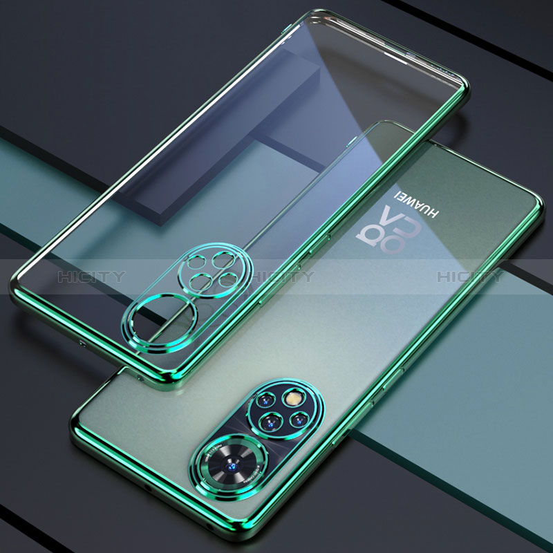 Funda Silicona Ultrafina Carcasa Transparente H01 para Huawei Nova 9 Pro Verde