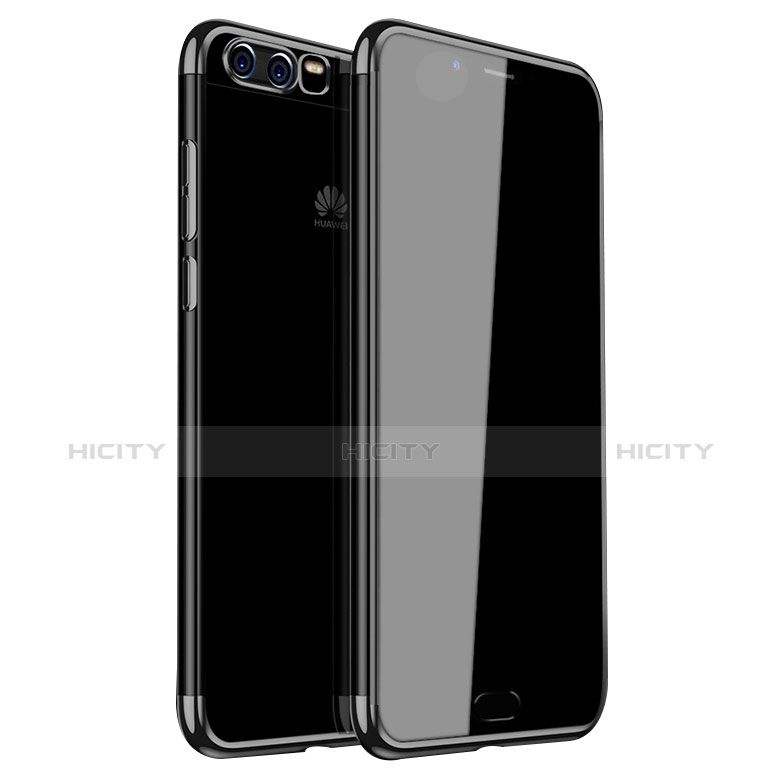 Funda Silicona Ultrafina Carcasa Transparente H01 para Huawei P10 Plus Negro