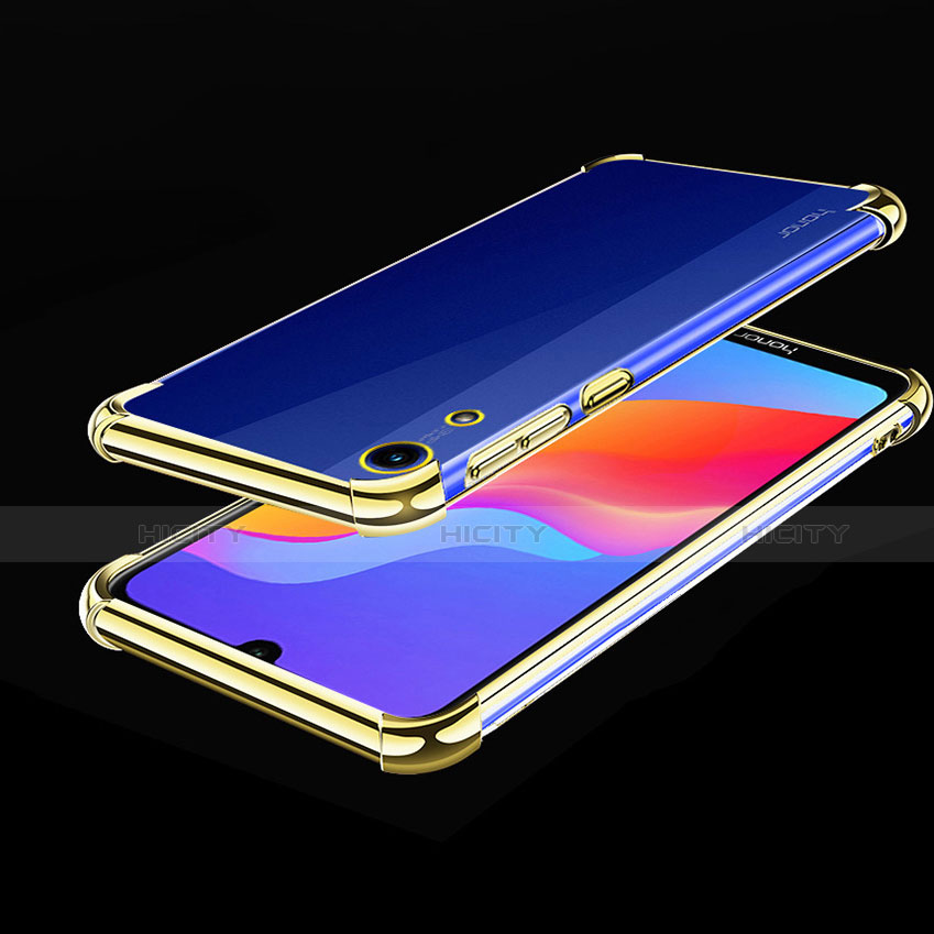 Funda Silicona Ultrafina Carcasa Transparente H01 para Huawei Y6 (2019) Oro