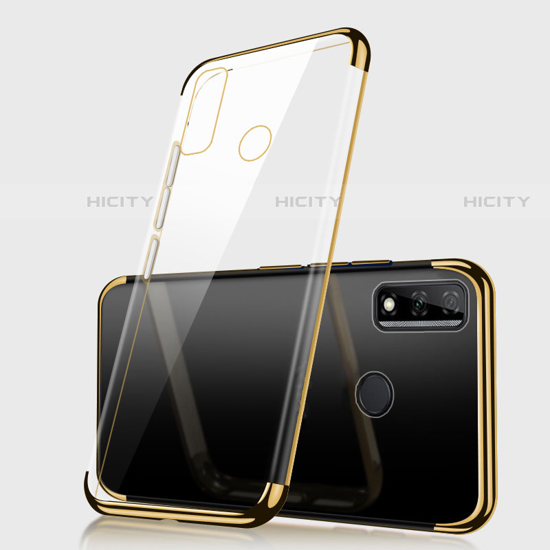 Funda Silicona Ultrafina Carcasa Transparente H01 para Huawei Y8s Oro