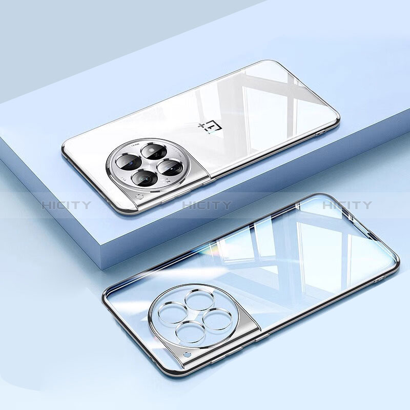 Funda Silicona Ultrafina Carcasa Transparente H01 para OnePlus 12R 5G Azul