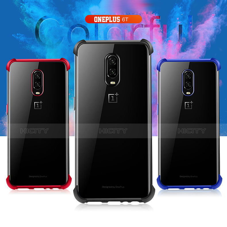 Funda Silicona Ultrafina Carcasa Transparente H01 para OnePlus 6T