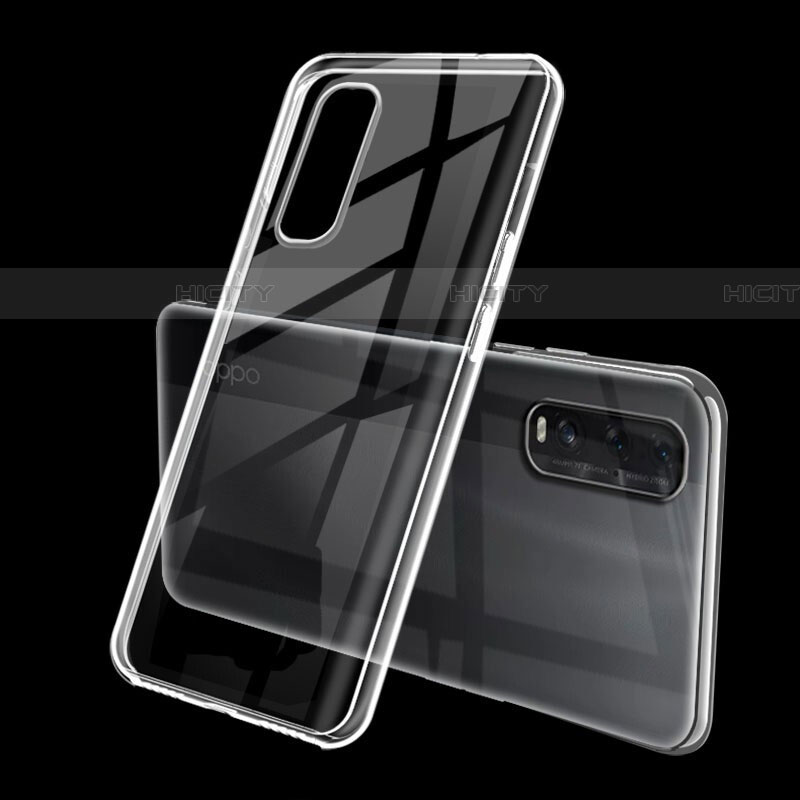 Funda Silicona Ultrafina Carcasa Transparente H01 para Oppo Find X2 Claro