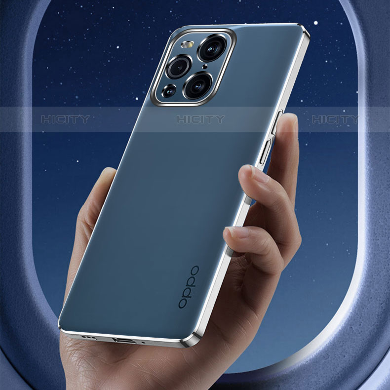 Funda Silicona Ultrafina Carcasa Transparente H01 para Oppo Find X3 Pro 5G