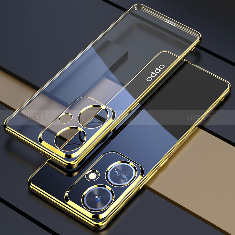 Funda Silicona Ultrafina Carcasa Transparente H01 para Oppo K11 5G Oro