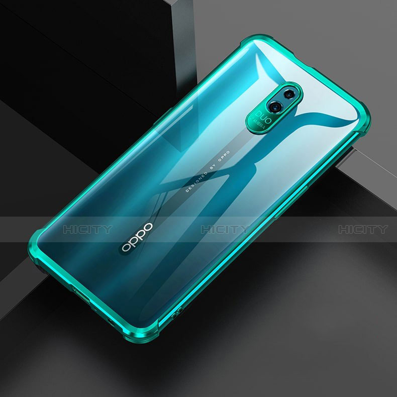 Funda Silicona Ultrafina Carcasa Transparente H01 para Oppo Reno Verde