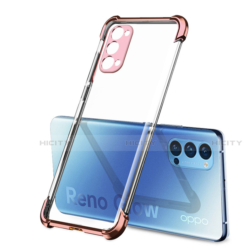 Funda Silicona Ultrafina Carcasa Transparente H01 para Oppo Reno4 5G