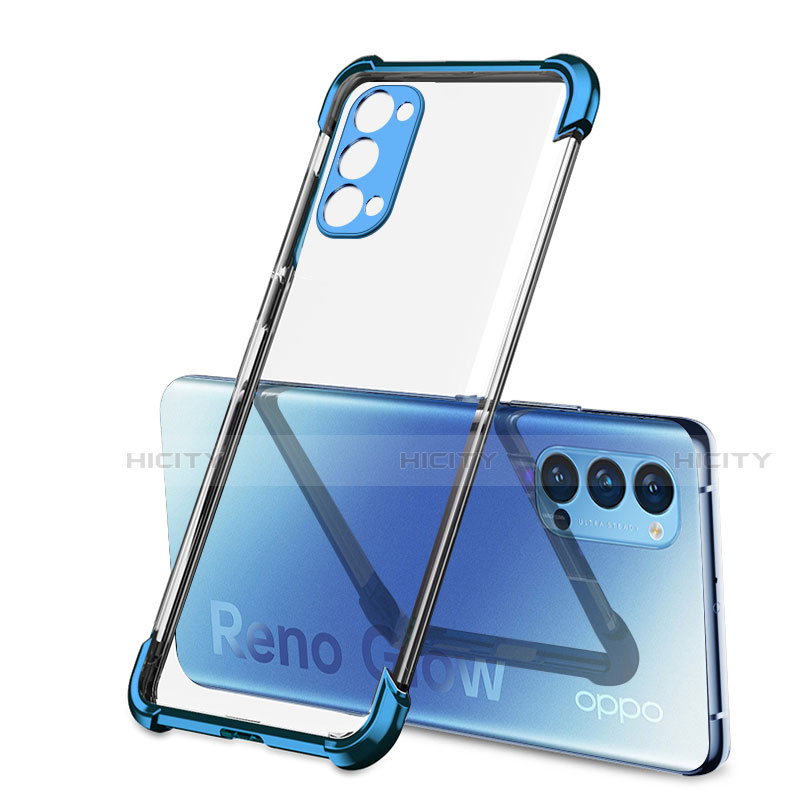 Funda Silicona Ultrafina Carcasa Transparente H01 para Oppo Reno4 5G