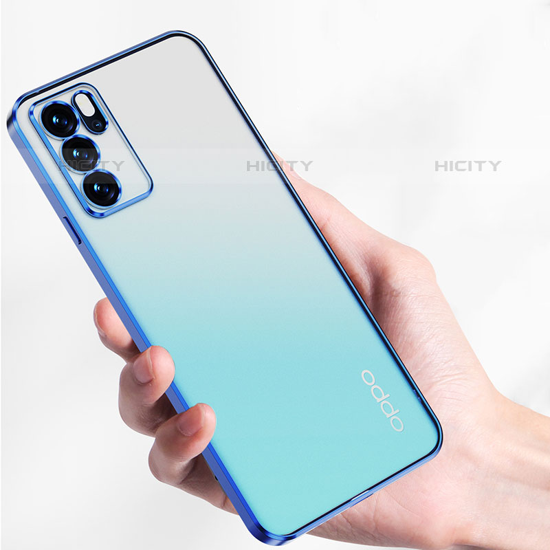 Funda Silicona Ultrafina Carcasa Transparente H01 para Oppo Reno6 5G