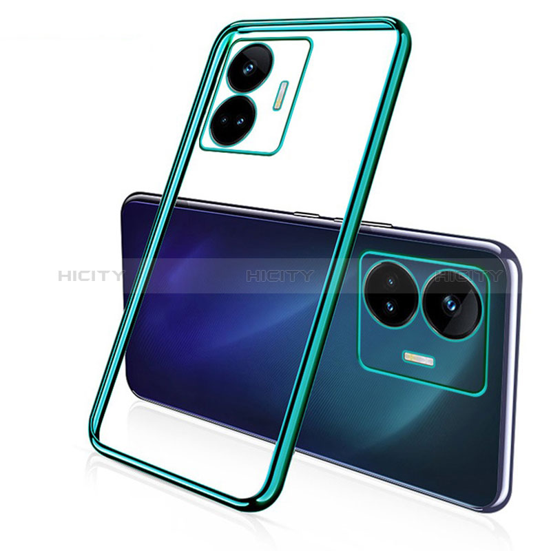 Funda Silicona Ultrafina Carcasa Transparente H01 para Realme GT Neo5 SE 5G Verde