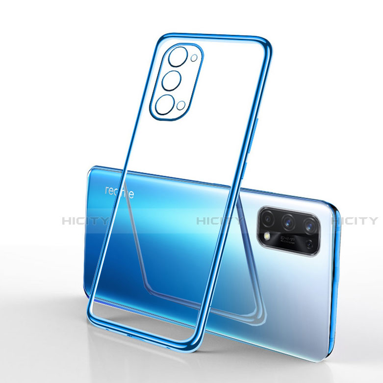 Funda Silicona Ultrafina Carcasa Transparente H01 para Realme Q2 Pro 5G Azul