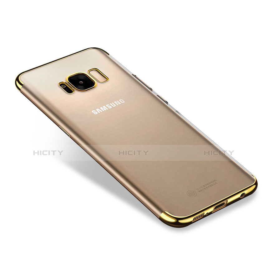 Funda Silicona Ultrafina Carcasa Transparente H01 para Samsung Galaxy S8 Oro