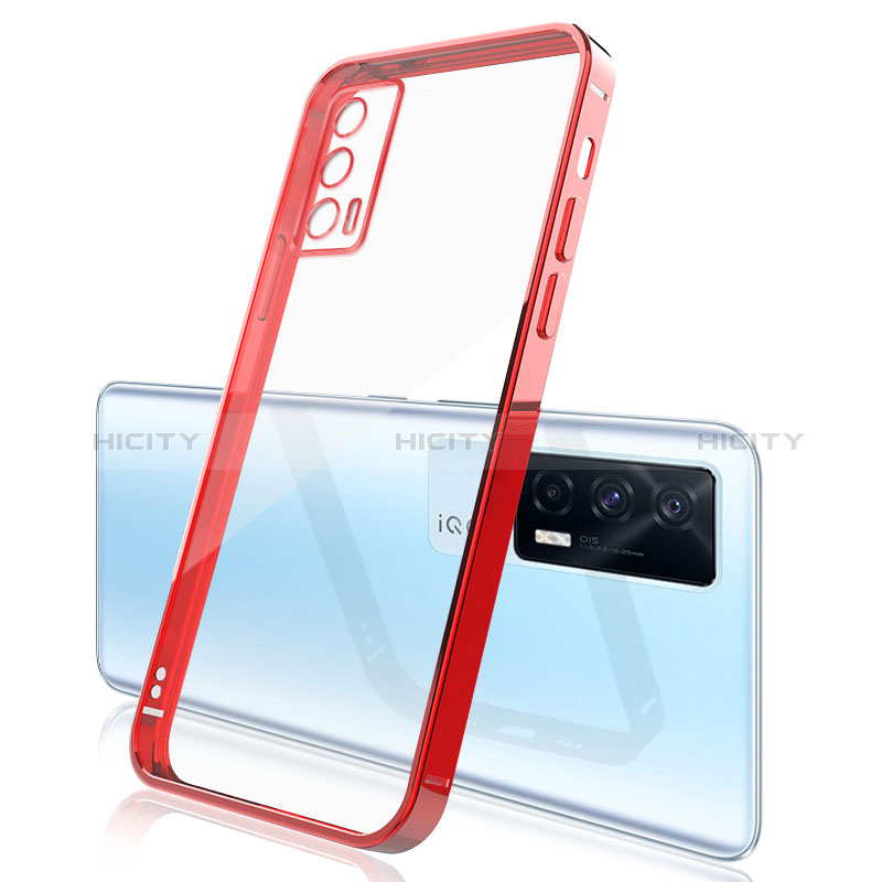 Funda Silicona Ultrafina Carcasa Transparente H01 para Vivo iQOO 7 India 5G