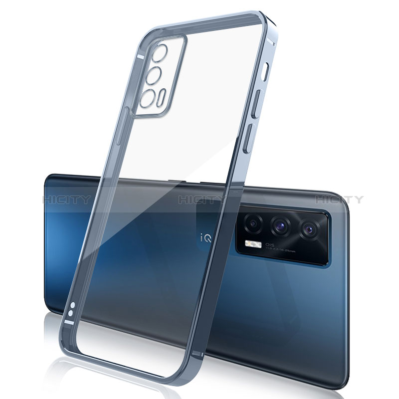 Funda Silicona Ultrafina Carcasa Transparente H01 para Vivo iQOO 7 India 5G