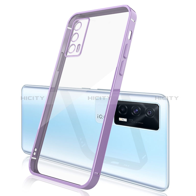 Funda Silicona Ultrafina Carcasa Transparente H01 para Vivo iQOO 7 India 5G