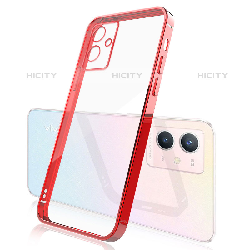 Funda Silicona Ultrafina Carcasa Transparente H01 para Vivo Y55 5G