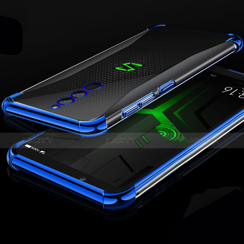 Funda Silicona Ultrafina Carcasa Transparente H01 para Xiaomi Black Shark Helo Azul