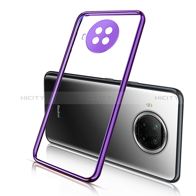 Funda Silicona Ultrafina Carcasa Transparente H01 para Xiaomi Mi 10i 5G Morado