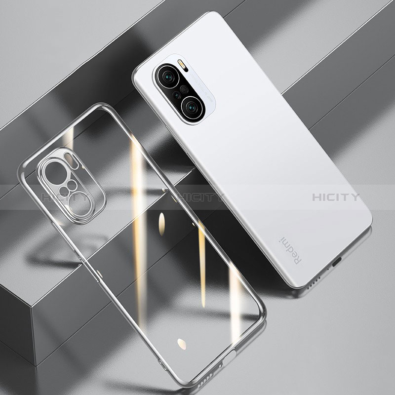 Funda Silicona Ultrafina Carcasa Transparente H01 para Xiaomi Mi 11X 5G Plata