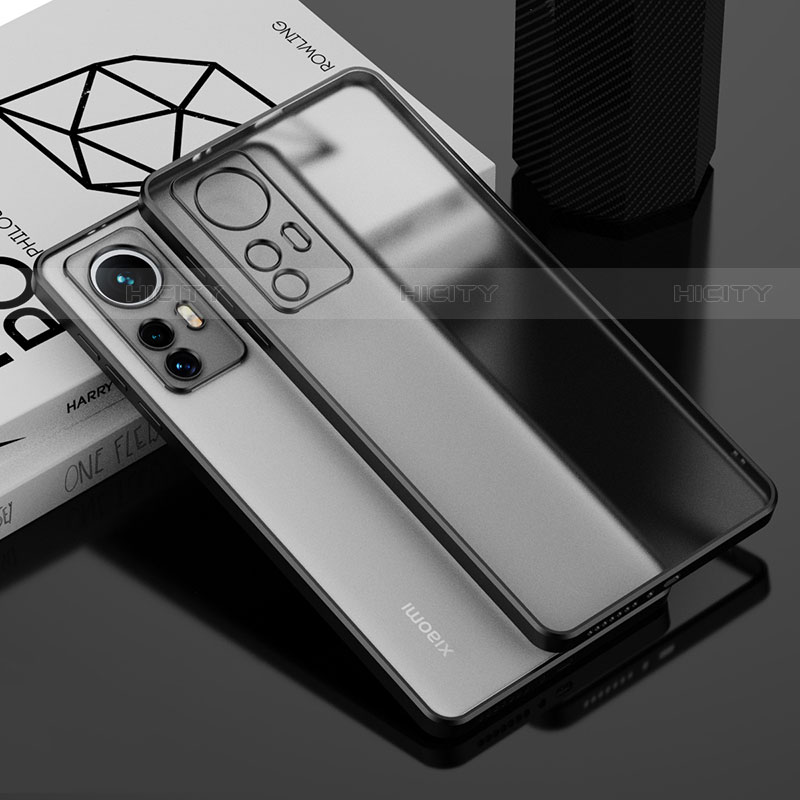 Funda Silicona Ultrafina Carcasa Transparente H01 para Xiaomi Mi 12X 5G Negro