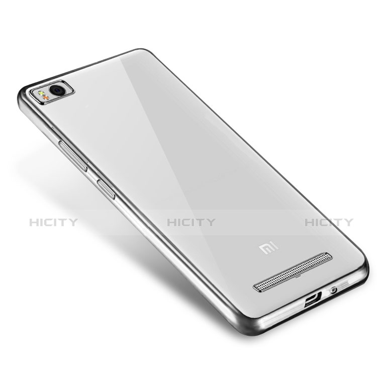 Funda Silicona Ultrafina Carcasa Transparente H01 para Xiaomi Mi 4C Plata