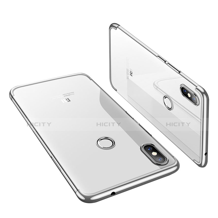 Funda Silicona Ultrafina Carcasa Transparente H01 para Xiaomi Mi 8 Plata