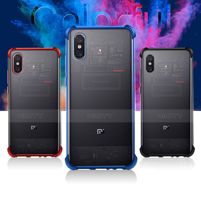 Funda Silicona Ultrafina Carcasa Transparente H01 para Xiaomi Mi 8 Screen Fingerprint Edition