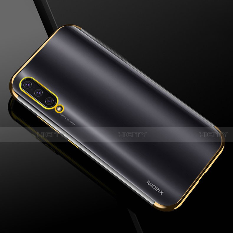 Funda Silicona Ultrafina Carcasa Transparente H01 para Xiaomi Mi A3 Oro