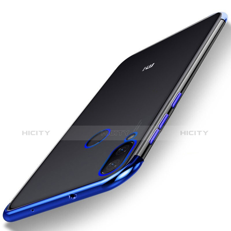 Funda Silicona Ultrafina Carcasa Transparente H01 para Xiaomi Mi Play 4G Azul