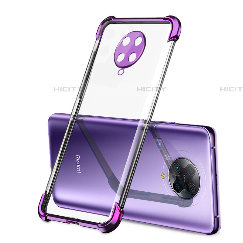 Funda Silicona Ultrafina Carcasa Transparente H01 para Xiaomi Poco F2 Pro Morado