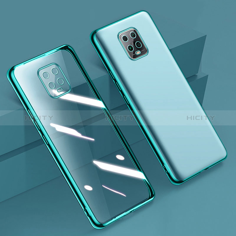 Funda Silicona Ultrafina Carcasa Transparente H01 para Xiaomi Redmi 10X Pro 5G Verde