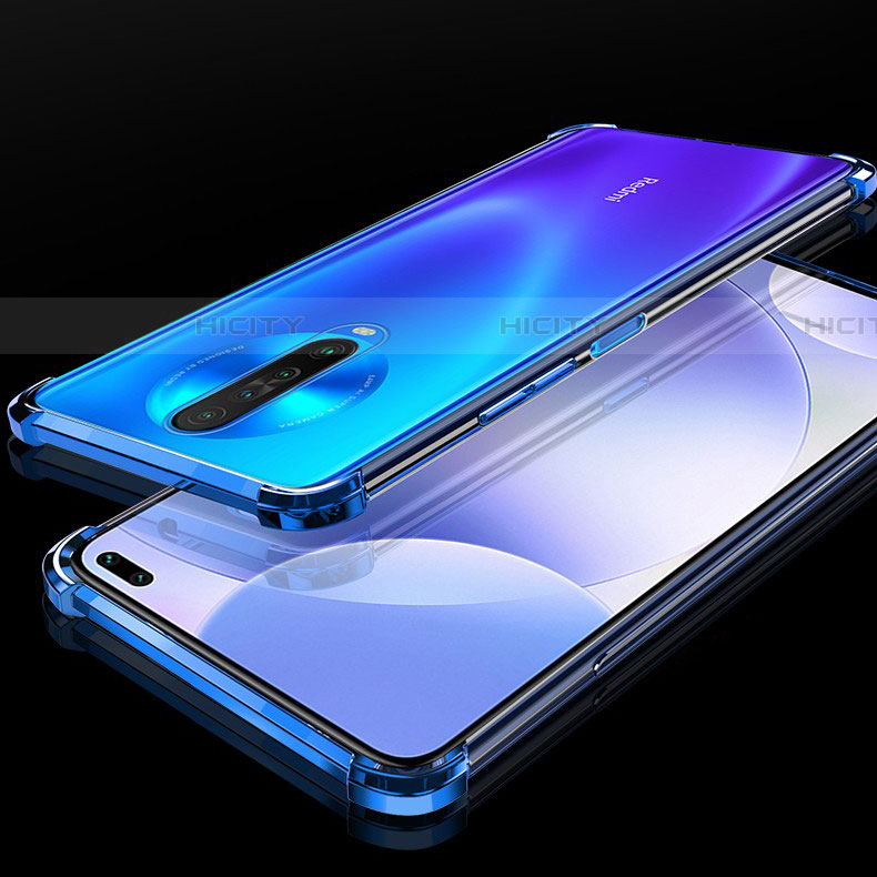 Funda Silicona Ultrafina Carcasa Transparente H01 para Xiaomi Redmi K30 4G Azul