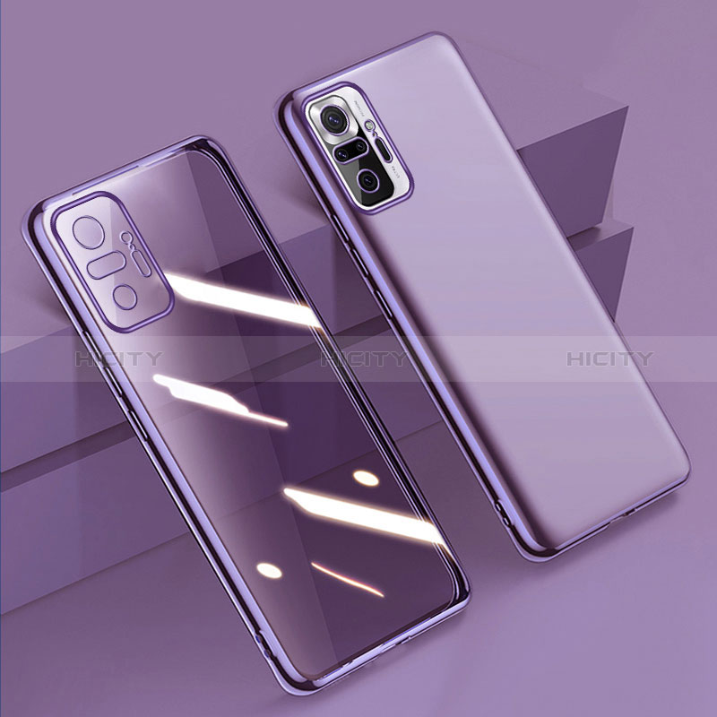 Funda Silicona Ultrafina Carcasa Transparente H01 para Xiaomi Redmi Note 10 Pro Max