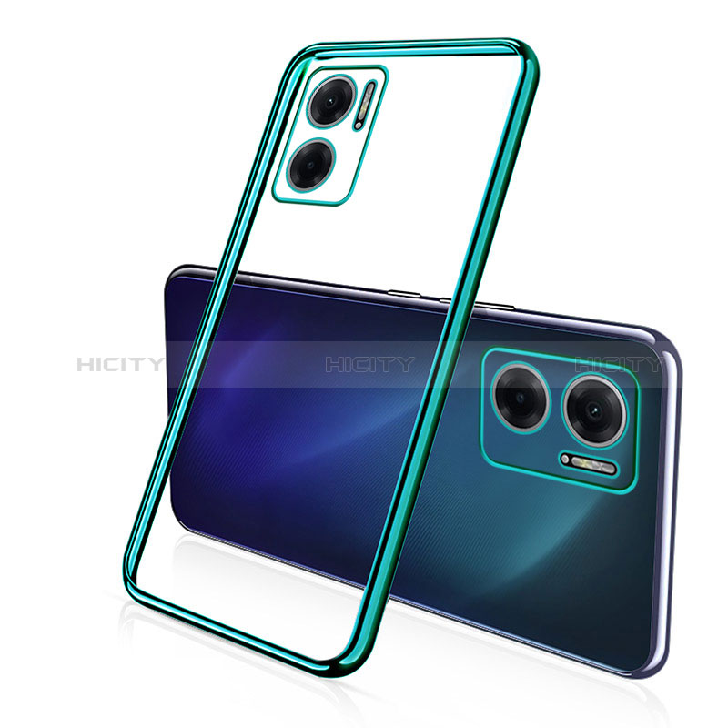 Funda Silicona Ultrafina Carcasa Transparente H01 para Xiaomi Redmi Note 11E 5G Verde