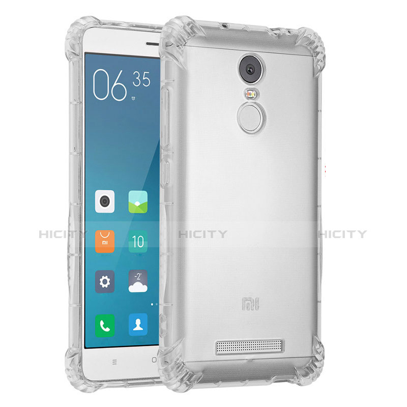 Funda Silicona Ultrafina Carcasa Transparente H01 para Xiaomi Redmi Note 3 MediaTek Claro