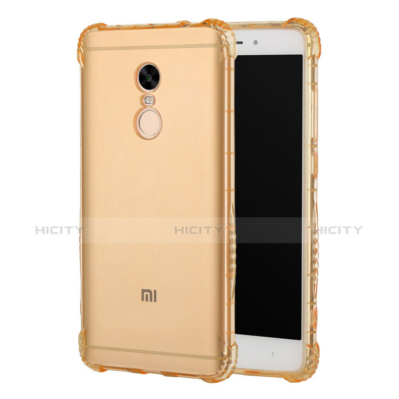 Funda Silicona Ultrafina Carcasa Transparente H01 para Xiaomi Redmi Note 4X High Edition Oro