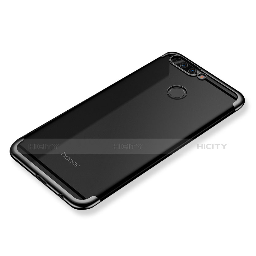 Funda Silicona Ultrafina Carcasa Transparente H02 para Huawei Honor 8 Pro Negro