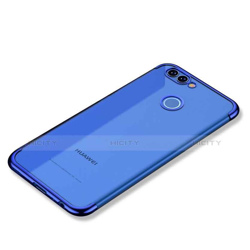 Funda Silicona Ultrafina Carcasa Transparente H02 para Huawei Nova 2 Azul