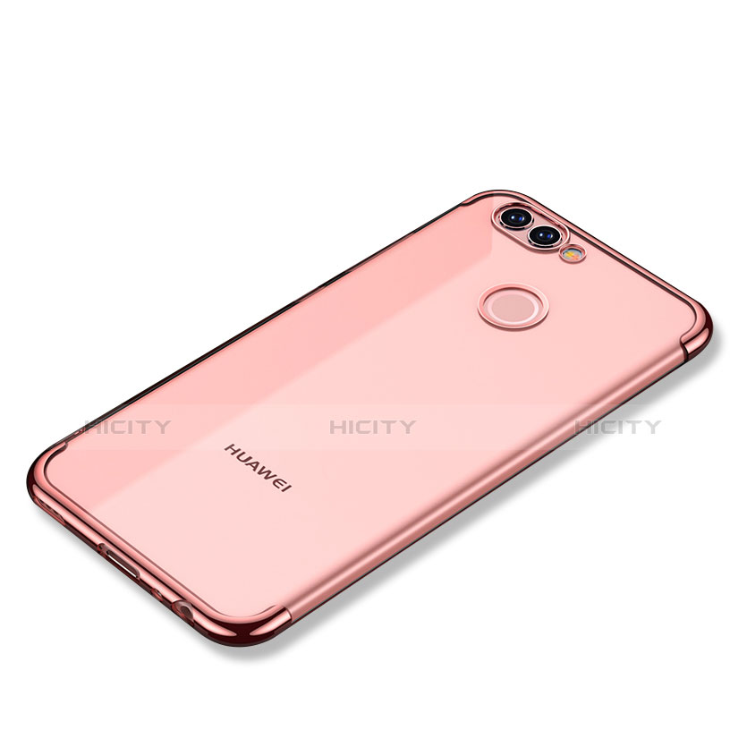 Funda Silicona Ultrafina Carcasa Transparente H02 para Huawei Nova 2 Oro Rosa