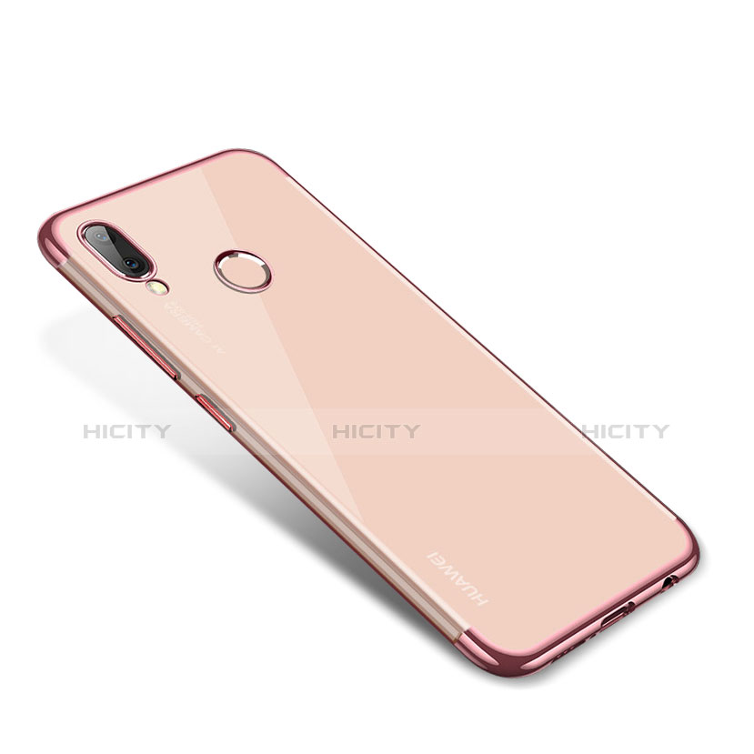 Funda Silicona Ultrafina Carcasa Transparente H02 para Huawei Nova 3 Oro Rosa