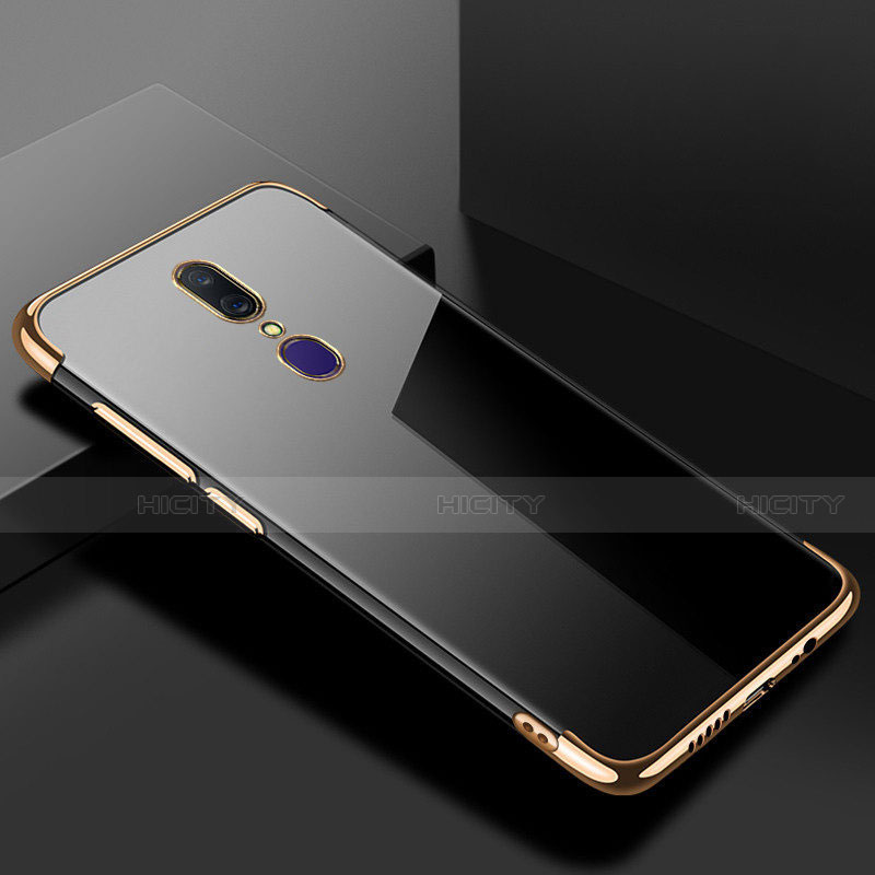 Funda Silicona Ultrafina Carcasa Transparente H02 para Oppo A9 Oro