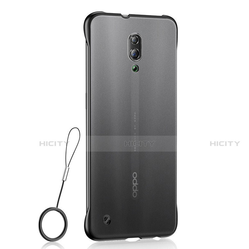 Funda Silicona Ultrafina Carcasa Transparente H02 para Oppo Reno Negro