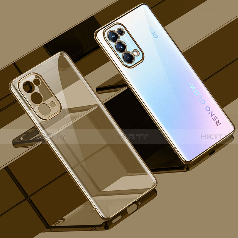 Funda Silicona Ultrafina Carcasa Transparente H02 para Oppo Reno5 Pro 5G