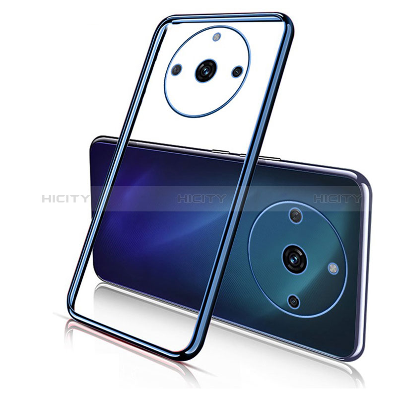 Funda Silicona Ultrafina Carcasa Transparente H02 para Realme Narzo 60 Pro 5G Azul